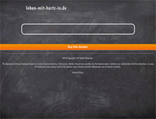 Tablet Screenshot of leben-mit-hartz-iv.de